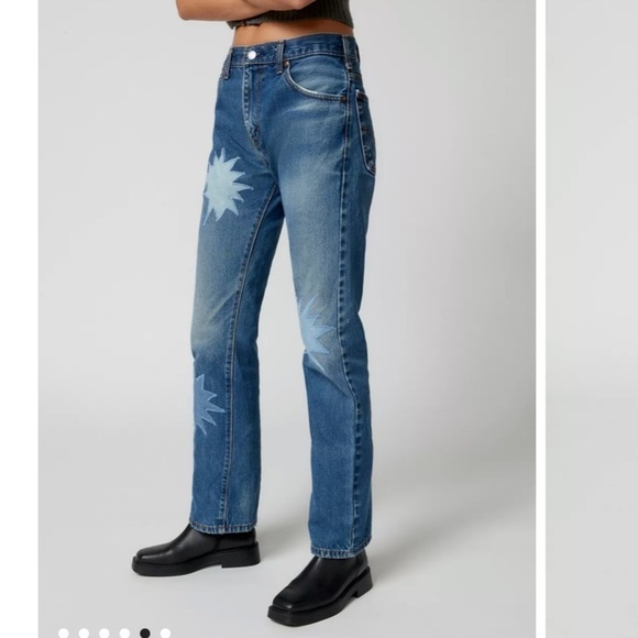 *NEW* Urban Renewal Levi’s Remade Pow Bubble Patch Jeans - Picture 3 of 16